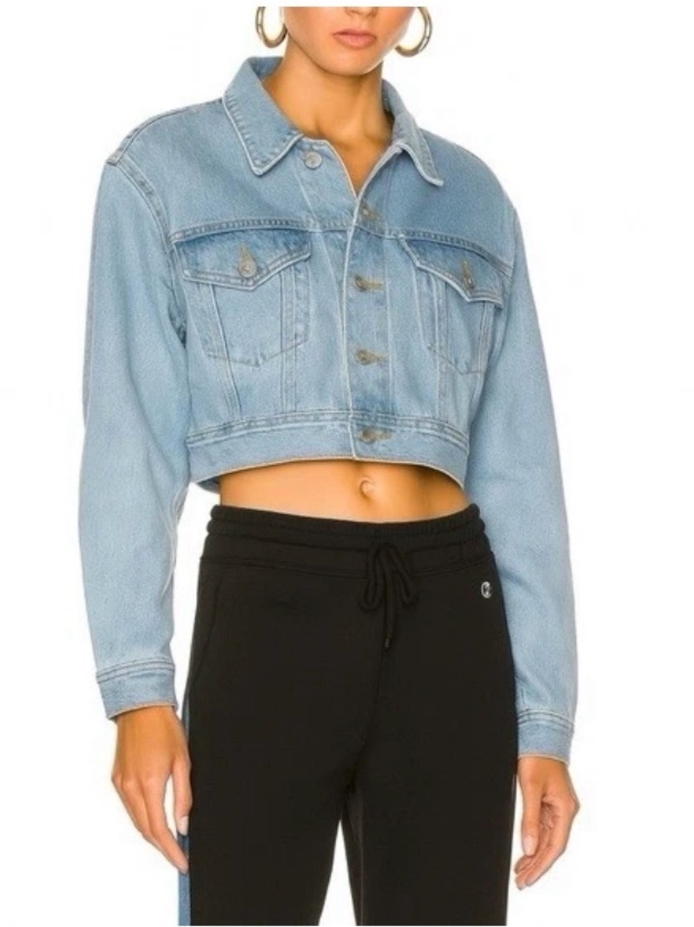 Re/Done Croppd Denim Jacket